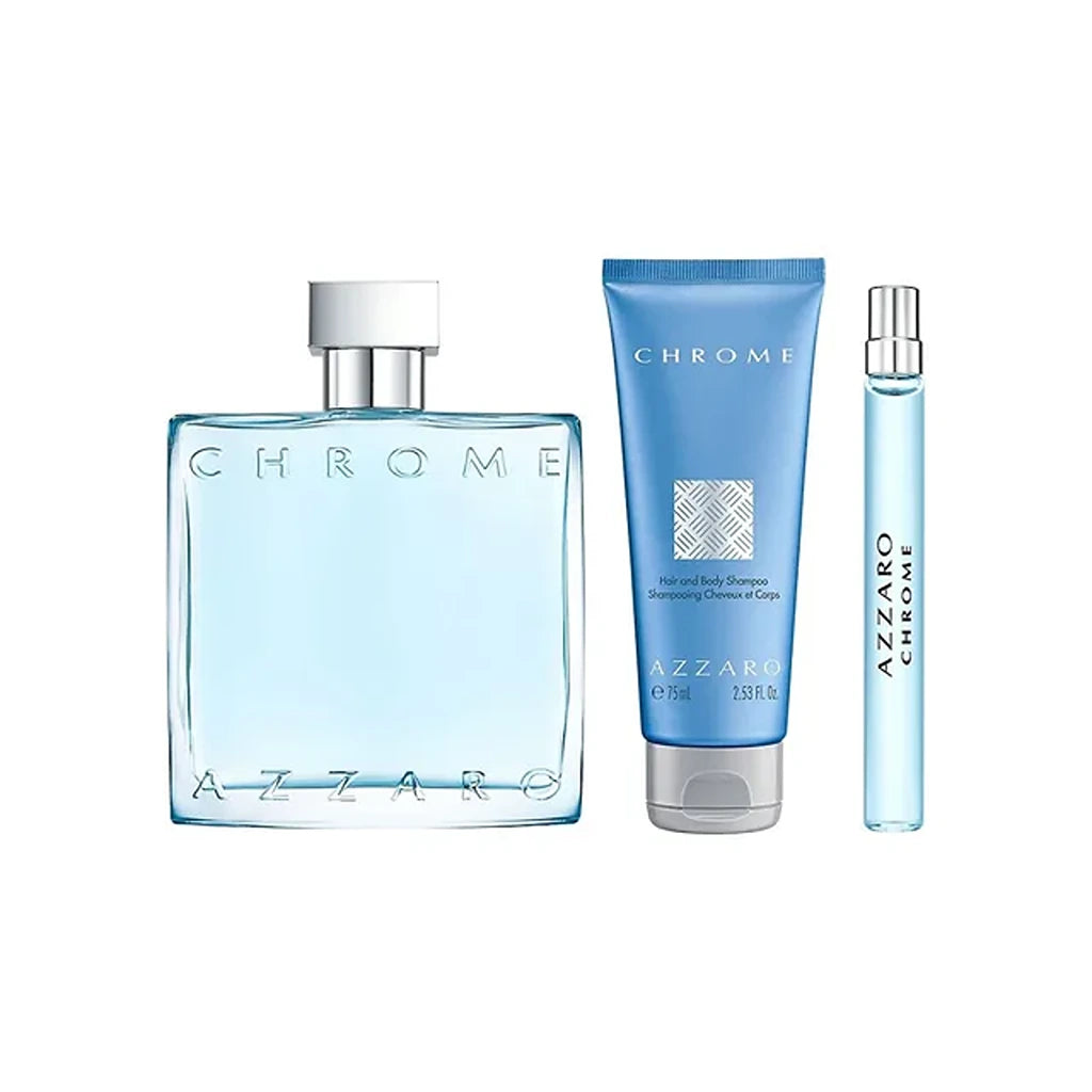 Azzaro Chrome EDT Gift Set