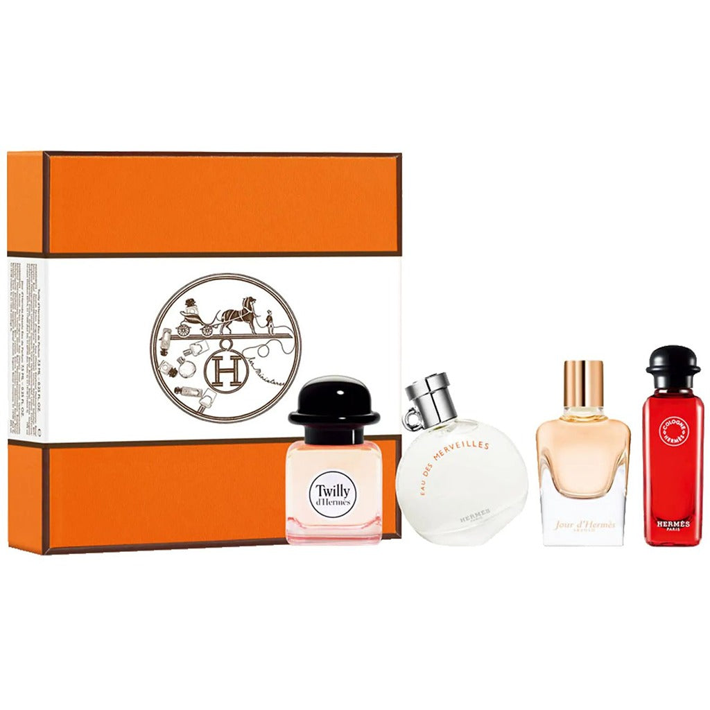 Hermes 4 Piece Mini Perfume Gift Set