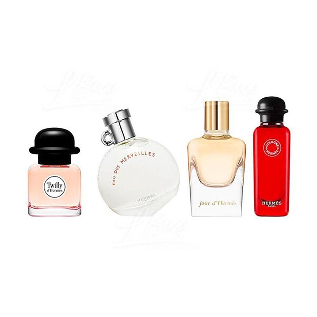 Hermes 4 Piece Mini Perfume Gift Set