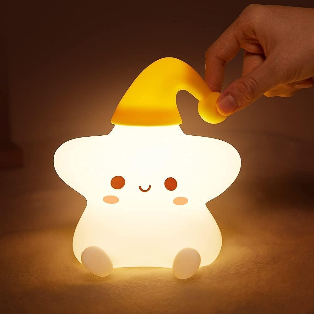 StellaGlow Star Lamp – 7 Color Changing Night Light for Kids