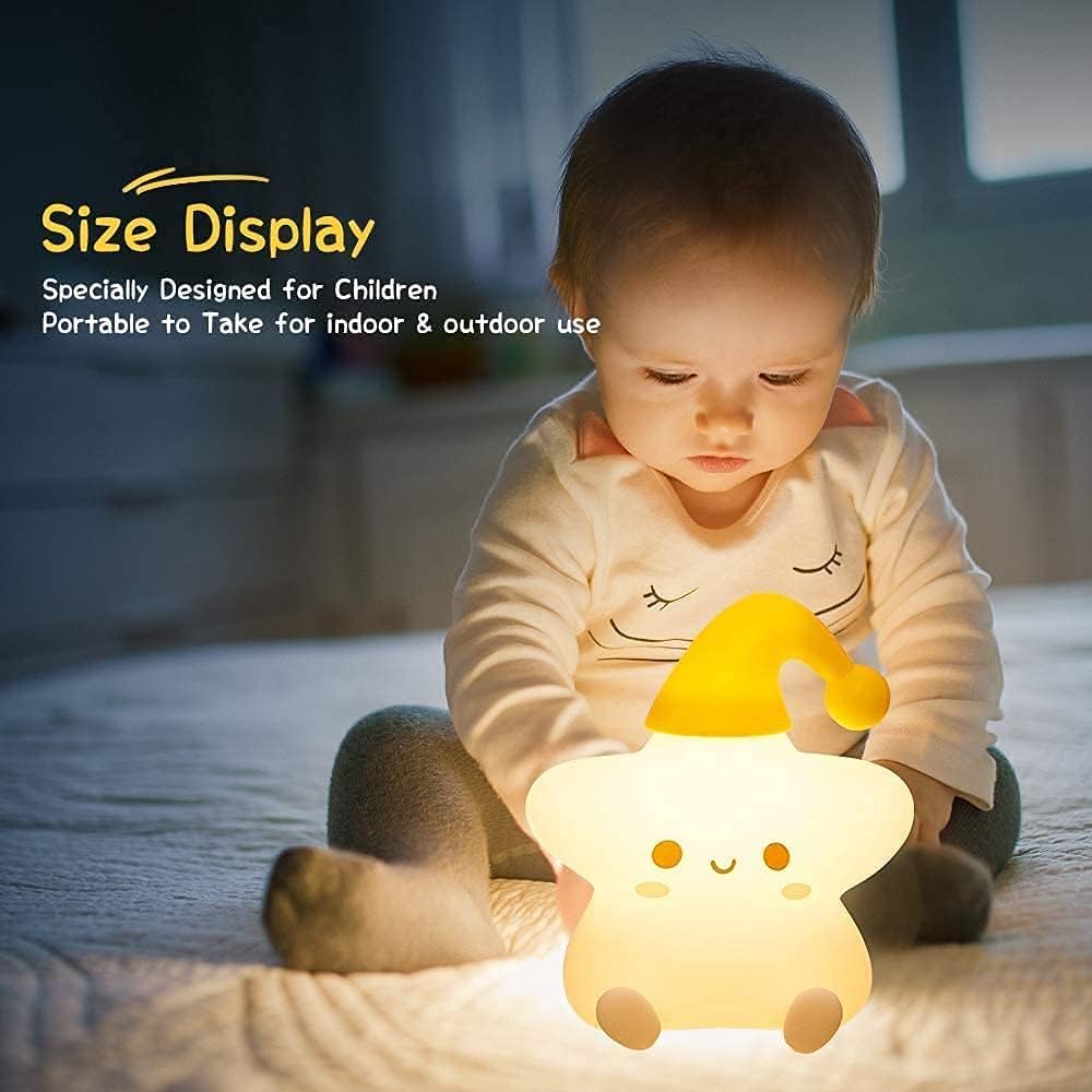 StellaGlow Star Lamp – 7 Color Changing Night Light for Kids