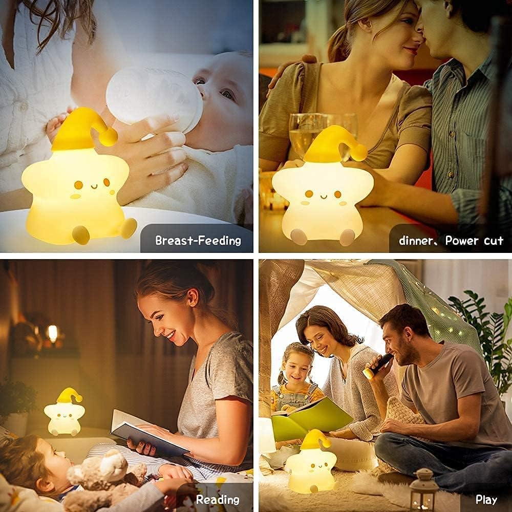 StellaGlow Star Lamp – 7 Color Changing Night Light for Kids